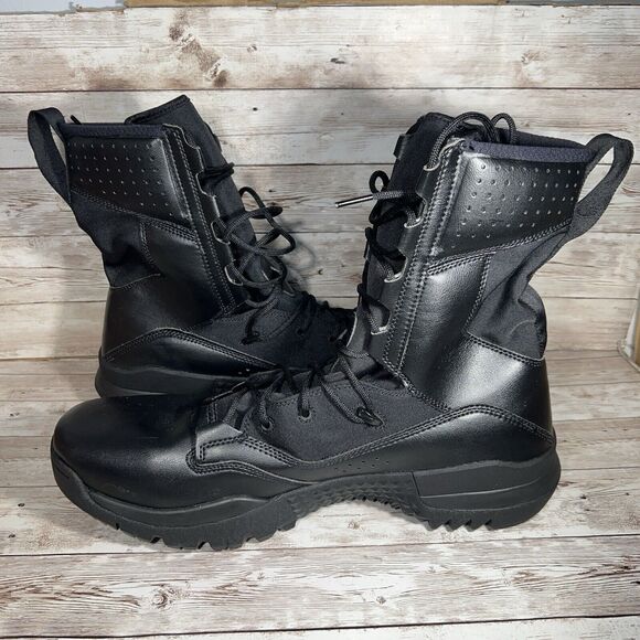 Size 15 Nike SFB Special Field 2 8" Tactical Black Military Men Boots AO7507-001 - Picture 4 of 6